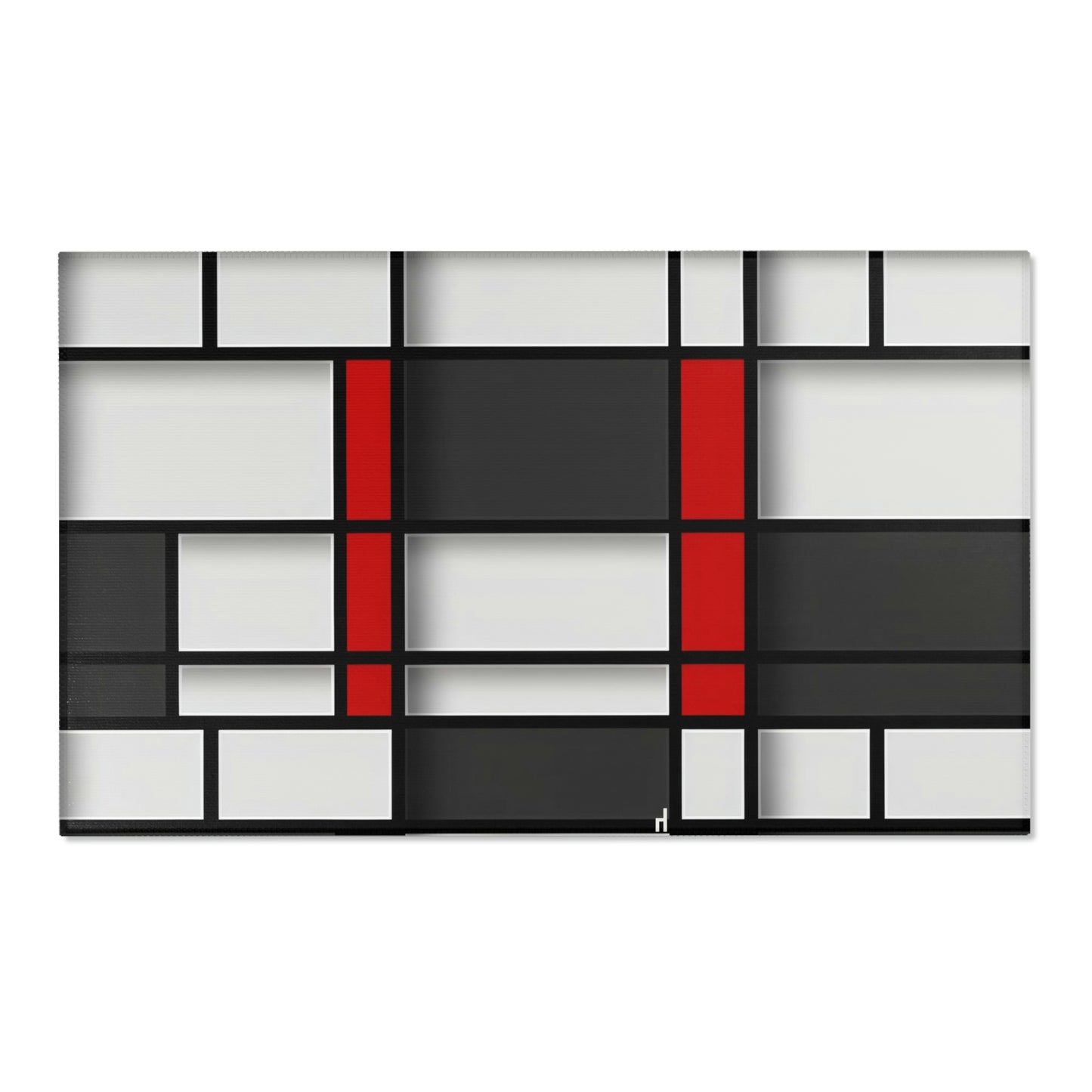 Red Chromatic Visions - Signature Area Rug
